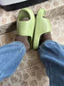 利達妮（TZLDN）踩屎感拖鞋女士2025新款夏季外穿防滑防臭室內居家用厚底涼拖鞋男 綠色 38-39 【適合37-38】 曬單實(shí)拍圖