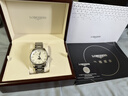 浪琴（LONGINES）瑞士手表 名匠系列月相腕表 男士鋼帶機械表L29194786 曬單實(shí)拍圖