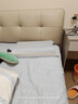 全友家居 奶油風(fēng)頭層牛皮茉伊真皮床頭軟包靠背臥室家用1.8米雙人大床 曬單實(shí)拍圖