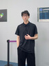 Rapido【新品】RAPIDO睿必度26年春男士ONLINE時(shí)尚運動(dòng)短袖POLO衫靂霹道 黑色 XL 180/96A 曬單實(shí)拍圖