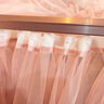 水星家紡輕奢蕾絲提花U型導軌蚊帳架1.8x2米臥室免安裝軌道可升降支架 粉玉【不銹鋼可伸縮鋁合金支架】 200cm*180cm*210cm 曬單實(shí)拍圖