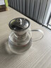 富光玻璃花茶壺耐熱泡茶壺帶過(guò)濾網(wǎng)家用茶水分離茶具套裝飄逸杯燒水壺 泡茶壺850ml 曬單實(shí)拍圖