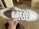 adidas ENTRAP美式校園風(fēng)運動(dòng)少年感復古籃球風(fēng)板鞋男女阿迪達斯   白色/暗銀金屬/樹(shù)脂黃   39 曬單實(shí)拍圖