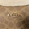 蔻馳（COACH）奧萊女士女包經(jīng)典標志老花TERI單肩斜挎包麻將包 IM/棕黃色/棕色 曬單實(shí)拍圖