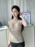 婷美塑身衣上半身女免穿文胸夏季超薄款強力收小肚子收腹背心緊身內衣 膚色【超薄面料 強力塑身】 XL 【建議體重125-140斤】 曬單實(shí)拍圖