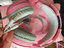 碩美科（SOMIC）G951s pink萌趣貓耳頭戴式游戲耳機 3D立體聲道有線(xiàn)電競耳機 有線(xiàn)吃雞耳機耳麥 粉黑紫綠顏值 曬單實(shí)拍圖