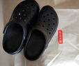 京東京造【抗菌洞洞鞋】涼鞋旅行沙灘兩穿eva防臭涼拖鞋男士夜色黑44-45 曬單實(shí)拍圖