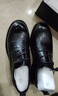 海瀾之家HLA皮鞋男士春夏增高商務(wù)休閑鞋子男HAAPXM3EAO204 黑色43 曬單實(shí)拍圖