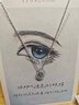 范琦（Fanci）藍眼淚項鏈水滴簡(jiǎn)約銀項鏈女款輕奢高級感吊墜生日禮物送女朋友 曬單實(shí)拍圖