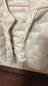 波司登（BOSIDENG）鵝絨羽絨服女士春秋輕薄連帽寬松短款內膽百搭保暖外套 【700+蓬鵝絨】奶油米-奶油歐包【卡碼拍大】 L 170/92A 體重約140-150斤 曬單實(shí)拍圖