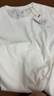 京東京造50支液氨抗皺男士t恤男短袖男款純棉打底衫內搭春季衣服 白色 L 曬單實(shí)拍圖