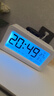 得力充電款電子智能鬧鐘背光大鬧鈴家用學(xué)生多功能溫濕度計大屏床頭鐘 開(kāi)學(xué)升學(xué)季必備 白 LE103A 曬單實(shí)拍圖