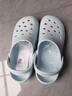 潔麗雅護士洞洞鞋女夏季2026新款涼鞋外穿防滑手術(shù)室醫護包頭涼拖鞋男夏 天空藍 38-39 【標準碼】 曬單實(shí)拍圖