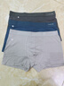 有棵樹(shù)（YOUKESHU）10A抑菌男士?jì)妊澞心鸂柲惺缴ＰQ絲內檔男生高彈大碼平角棉褲衩 曬單實(shí)拍圖