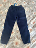特步童裝兒童長(cháng)褲經(jīng)典LOGO印花常規版型運動(dòng)褲子 深奧藍 140 曬單實(shí)拍圖