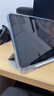 閃魔適用iPad11/10保護殼11英寸ipad11/10保護套25/22款Y型透明亞克力橫豎支撐灰色 曬單實(shí)拍圖