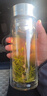 富光玻璃杯雙層帶茶隔大容量水杯 高檔商務(wù)泡茶杯 高硼硅杯子500ml 曬單實(shí)拍圖