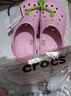 卡駱馳（CROCS）貝雅卡駱班兒童洞洞鞋沙灘鞋男女童包頭拖鞋/207018/207019 芭蕾粉/糖果粉-6TG 35 (215mm) 曬單實(shí)拍圖