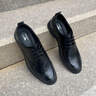 七匹狼皮鞋男士春季2026新款頭層牛皮軟底正裝商務(wù)鞋真皮英倫風(fēng)休閑皮鞋 黑色 41 曬單實(shí)拍圖