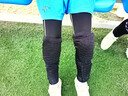 FYOUGA斐佑兒童護膝護腿足球護腿板籃球專(zhuān)用運動(dòng)踢球防摔護具黑S一對裝 曬單實(shí)拍圖