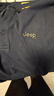 JEEP吉普短袖T恤男夏季Polo商務(wù)休閑衫男士寬松涼感男裝 寶藍 3XL 曬單實(shí)拍圖