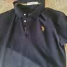 U.S. POLO ASSN.polo衫男短袖夏季保羅商務休閑翻領男裝上衣t恤父親節(jié)禮物黑XL 曬單實拍圖