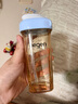 HEGEN海格恩吸管杯奶瓶1-3歲兒童PPSU直學(xué)飲杯喝水吸管杯330ml藍色 曬單實(shí)拍圖