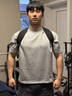 Panapopo開(kāi)肩矯姿帶駝背矯正神器背部矯正帶男士開(kāi)肩帶成人防駝背部矯正XL 曬單實(shí)拍圖