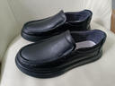 普步仕品牌真皮皮鞋男2026春秋季防滑軟底保暖休閑棉鞋時(shí)尚百搭商務(wù)鞋男 黑色不加絨 40 曬單實(shí)拍圖