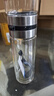 雙層泡茶杯茶水分離師450ML  玻璃師禮子保溫 泡茶師450ML【高硼硅加厚底】 曬單實(shí)拍圖
