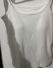 香影白色帶胸墊u領(lǐng)背心女2026春季新款遮副乳吊帶短款內搭小上衣 米白 M 160/84A/95-110斤 曬單實(shí)拍圖