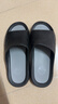 回力拖鞋男士厚底防滑浴室一字拖休閑外穿耐磨涼鞋SDJ-3A77 黑灰42-43 曬單實(shí)拍圖