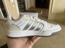 adidas ENTRAP美式校園風(fēng)運動(dòng)少年感復古籃球風(fēng)板鞋男女阿迪達斯   白色/暗銀金屬/樹(shù)脂黃   42 曬單實(shí)拍圖