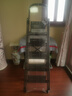 奧鵬梯子家用五步折疊梯加厚鋁合金室內戶(hù)外登高爬梯樓梯人字梯工程梯 曬單實(shí)拍圖