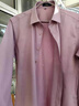 杉杉【舒彈桑蠶絲】混紡襯衫男長(cháng)袖新款休閑商務(wù)免燙襯衣 藕粉色 41 曬單實(shí)拍圖