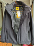 JEEP吉普夾克男士外套春秋季休閑連帽寬松沖鋒衣服男裝 灰色 2XL 曬單實(shí)拍圖