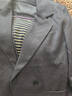 百圖（betu）女裝2026年春季新款西裝氣質(zhì)款休閑風(fēng)袖口條紋西裝外套女2601T38 寶蘭 M 曬單實(shí)拍圖