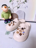 利達妮（TZLDN）eva洞洞鞋女士外穿防滑夏季防臭踩屎感家居家用沙灘涼鞋包頭拖鞋 小熊基地(12個(gè)) 38-39 【標準碼】 曬單實(shí)拍圖