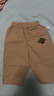 嘟嘟家寶寶褲子春春款兒童純棉長(cháng)褲春季男童卡通梭織褲女童休閑褲百搭潮 卡其色 90 曬單實(shí)拍圖