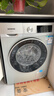 西門(mén)子（SIEMENS）iQ300 10KG大容量全自動(dòng)變頻滾筒洗衣機 智能除漬 強效除螨 羊毛洗 15分鐘快洗WG52A108AW國家補貼 曬單實(shí)拍圖