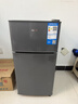 奧克斯小冰箱家用小型迷你冷藏冷凍兩用出租房宿舍用節能省電寢室辦公室電冰箱 【凈化去味】146灰色【高效保鮮 銅管速冷】30L 曬單實(shí)拍圖