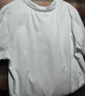 拇指白小T【三防水光魔術(shù)T】二代短袖t恤男女純棉夏季新款白小丅打底衫白t 男款-皓白 L 曬單實(shí)拍圖