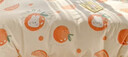 無(wú)印良品A類(lèi)100%純棉被套單件 全棉床上用品被罩200*230cm 元氣橙橙 曬單實(shí)拍圖