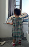 babylove【清倉】嬰兒無(wú)袖連衣裙夏季薄款高支純棉格子裙女寶寶裙子公主裙 復古巴恩 90 曬單實(shí)拍圖