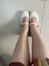 百麗復古簡(jiǎn)約瑪麗珍鞋2026新款春夏舒軟真皮通勤單鞋B2780AQ6 米白 37 曬單實(shí)拍圖