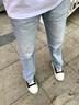 Levi's李維斯冰酷系列26年春夏新款男士涼感防曬美式565寬松直筒牛仔褲 淺藍色 32 (32) 曬單實(shí)拍圖