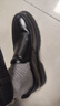 奧康（Aokang）男鞋套腳商務(wù)休閑皮鞋男士牛皮軟底一腳蹬皮鞋黑色41碼 曬單實(shí)拍圖