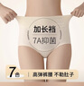 帕蘭朵高腰內褲女士純棉7A級抑菌加長(cháng)內襠大碼包臀三角短褲4條裝XL 曬單實(shí)拍圖