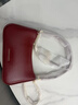 CHARLES&KEITH26春新品新年系列鏈條腋下包斜挎包包女包婚包CK2-80151362-D Tomato Red番茄朱紅 S 曬單實(shí)拍圖