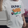 NIKE 耐克童裝炸雞圖案短袖T恤夏季男女童柔軟輕薄兒童抗皺短袖上衣 曬單實(shí)拍圖